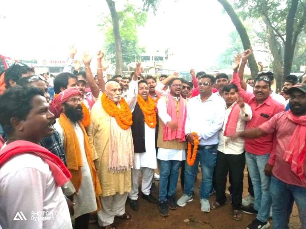 दीपका, कुसमुंडा कोरबा में छत्तीसगढ़िया क्रांति सेना के प्रदेश अध्यक्ष दिलीप मिरी का भव्य स्वागत